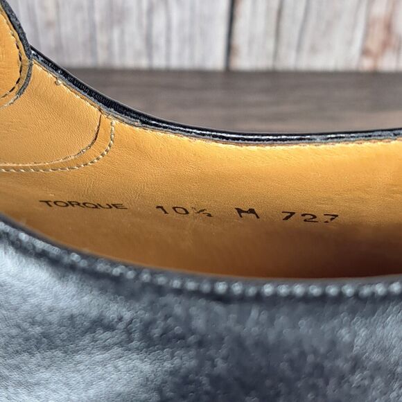 Mezlan Torque Black Men's Sz 10.5 M Lace Up Oxford Dress Shoe w/Dust Bag - Picture 12 of 16
